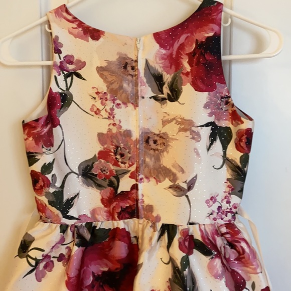EUC floral size 10 Rare Editions high low dress - Picture 5 of 8